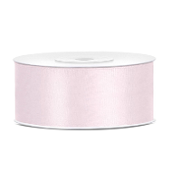 Partydeco Sierlint satijn   Roze   2.5 Cm/25 mm x 25 meter   Cadeaulint satijnlint