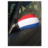 PartyXplosion Autospiegel hoes   2x stuks   nederlandse vlag   autospiegel hoes