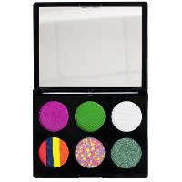Carnaval Gezicht / Face paint verf set   Neon Princess thema   schmink / make up   waterbasis