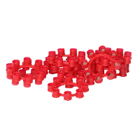 Plaffertjes ringen voor een 8 schots pistool   12x stuks   speelgoed wapens   pistolen   revolvers