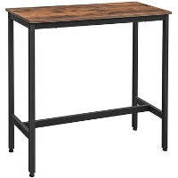 Parya Home   Bartafel   Vintage   Bruin   Hout & Metaal