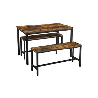 Parya Home Eettafel, keukentafel set, 110 x 70 x 75 cm