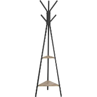 Parya Home kapstok   2 planken   grijs/zwart