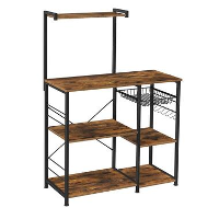 Parya Home   Keukenkast   Keukenrek   Industrieel   Hout   Bruin