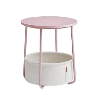 Parya Home ronde bijzettafel, kleine tafel, salontafel klein