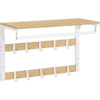 Parya Home Wandkapstok met Opbergruimte   Halorganizer