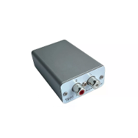 Passieve audio ruisisolator RCA stereo interface aluminiumlegering behuizing plug and play verwijdert aardlusinterferent