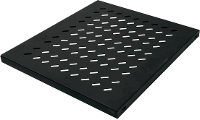 LogiLink SF1F65B 19 inch 1 HE Vast inbouw Geschikt voor kastdiepte: 800 mm Zwart