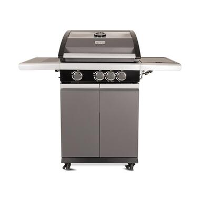 Patton Patio Pro Chef gasbarbecue 3+1 frozen grey