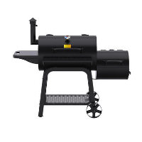 Patton Smoker Houtskoolbarbecue Oklahoma   Zwart
