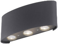 Paul Neuhaus CARLO 9488 13 LED wandlamp 4.8 W LED Antraciet