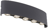 Paul Neuhaus CARLO 9489 13 LED wandlamp 6.4 W LED Antraciet