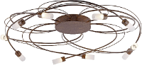 Paul Neuhaus NELIA 8251 48 LED plafondlamp 30 W Warm wit Roest bruin
