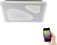 Paul Neuhaus QÂ® LED plafond  en wandlamp Q ARIANA LED vast ingebouwd 40 W RGBW