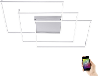 Paul Neuhaus QÂ® LED plafond  en wandlamp Q INIGO LED vast ingebouwd 57 W Warm wit, Neutraal wit, Daglicht wit
