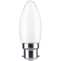 Paulmann 28899 LED lamp Energielabel F (A   G) B22d Kaars 4.7 W = 40 W Warmwit (Ø x h) 35 mm x 91 mm Dimbaar 1 stuk(s)
