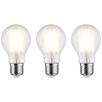 Paulmann 29092 LED lamp Energielabel E (A   G) E27 Peer 9 W Warmwit (Ø x h) 60 mm x 106 mm 3 stuk(s)