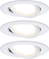 Paulmann 41306 Nova Inbouwlamp Set van 3 stuks LED LED 18 W Wit