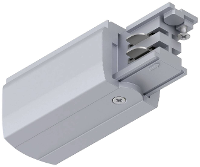 Paulmann 91359 ProRail3 End Feed 230V railsysteemcomponenten Eindvoeding ProRail3 Zilver