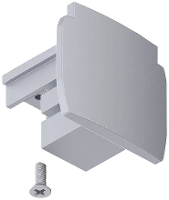 Paulmann 91382 ProRail3 Endcap 230V kabelsysteemcomponenten Eindstuk ProRail3 Zilver