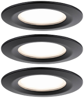 Paulmann 93081 Set Nova Plus LED inbouwlamp LED 18 W Zwart