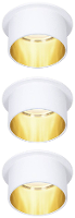 Paulmann 93381 Gil LED inbouwlamp LED LED vast ingebouwd 19.5 W Wit (mat), Goud