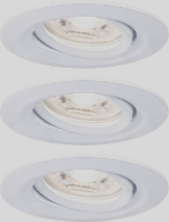 Paulmann 94293 EBL Nova mini Coin LED inbouwlamp Set van 3 stuks LED 4 W Wit