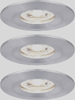 Paulmann 94305 EBL Nova mini Coin LED inbouwlamp Set van 3 stuks LED 4 W Aluminium