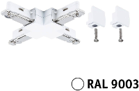 Paulmann 95648 230V railsysteemcomponenten X verbinder Signaalwit