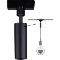 Paulmann 96914 Component voor opbouwsysteem Pendeladapter Zwart (mat)