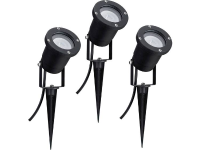 Paulmann 98897 Tuinschijnwerper Set Van 3 Led Gu10 10.5 W Zwart