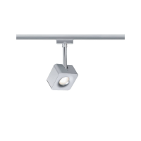 Paulmann Cube 230V railsysteem lamp URail LED vast ingebouwd 8 W LED Chroom (mat), Chroom