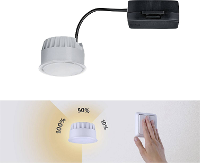 Paulmann LED Coin Nova LED inbouwlamp voor badkamer Energielabel: F (A   G) LED Satijn