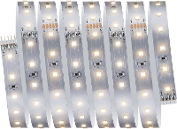 Paulmann LED Strip Erweiterung 2,5m Warmweiß 71233 LED strip Met connector (male) 24 V/DC 2.5 Mm Warmwit 1 stuk(s)