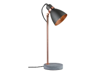 Paulmann Neordic Orm 79624 Bureaulamp LED E27 20 W Beton grijs, Koper