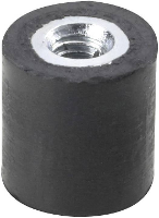 PB Fastener 100583 Draadbuffer Schroefdraad (binnen) M6 Hoogte 25 mm 1 stuk(s)