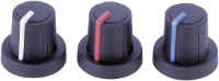 PB Fastener 3/03/TPN 130006 Blk/Bl 3/03/TPN 130006 Draaiknop Met wijzer Zwart, Blauw (Ø x h) 19 mm x 16 mm 1 stuk(s)