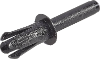PB Fastener 301 1283 001 Splijtnagel Gat diameter 5.4 Mm Zwart 1 stuk(s)