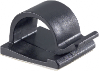 PB Fastener 5439 SW Kabelclip Zelfklevend 5439 SW Bundel Ø (bereik) 15 mm (max) Zwart 1 stuk(s)