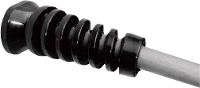PB Fastener H 1605 Trekontlasting Klem Ø (max.): 9.1 Mm Plaatdikte (max.): 3.2 Mm Polyamide Zwart 1 stuk(s)