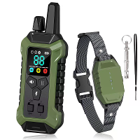 PC30 Elektrische Honden Trainingshalsband Afstandsbediening Huisdier Anti Blaf IP67 Waterdicht Oplaadbaar Piept Schok Tr