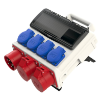 PCE 9004001 9004001 CEE stroomverdeler 400 V 32 A