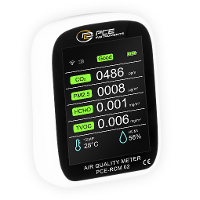 PCE Instruments Fijnstofmeter Luchtvochtigheid, Temperatuur, Fijnstof, Luchtdeeltjes Met temperatuurmeting, Met USB interface