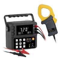 PCE Instruments Power Analyzer Netwerkanalyser 3 fasig, 1 fasig Met logger, Incl. Stroomtang, Energiemetingen, Storingslokalisatie