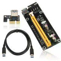PCI E USB 3.0 Uitbreidingskaart Adapter Set 4Pin IDE voor 1x / 4x / 8x / 16x PCI E moederbord