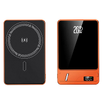 PD20W 5000/10000mAh Magnetische Draadloze Powerbank met Digitale Weergave Externe Batterij Voeding met 1 Ingang & 2 Uitg