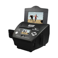 Rollei PDF S 240 SE Diascanner, Fotoscanner, Negatiefscanner 5.1 Mpix Digitaliseren zonder PC, Display, Geheugenkaartlezer