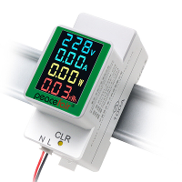Peacefair® PZEM 008 Din Rail Elektriciteit Digitale Energie Meter Watt Kwh Wattmeter Monitor Ampèremeter Voltmeter AC 50