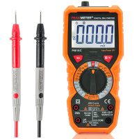 Peakmeter Pm18c Digital Multimeter Voltage Current Resistance Capacitance Frequency Temperature Tester ℃/℉ Hfe Ncv Live Line Tester