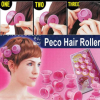 Peco Roll Hair Curlers Roller Soft Rubber Diy Cosmetic Tools